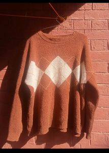 Urbanic Brown Argyle Sweater