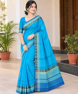 new handloom Saree with Border
