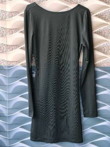 Classic Black Long Sleeve Mini Dress