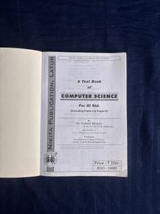 Computer Science Textbook Std. XI