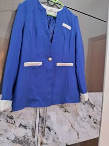 Stylish Blue Blazer for Women