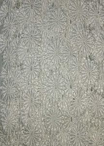 Beautiful Flower Design White Cotton Lace