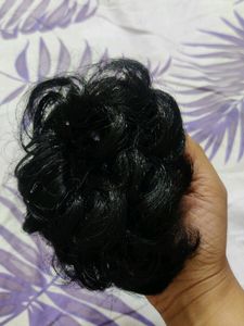 Set of 2 Hair Bun Wig With Stretchable Bow
