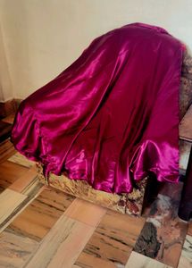 festival , party wear Satin febric Skirt
