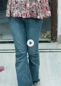 Flared Denim Jeans
