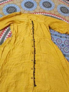 Stylish Mustard Yellow Kurta