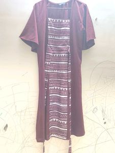 Maroon Ethnic Kurta Set