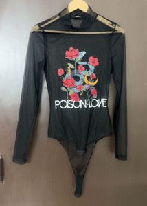 Black Poison Love Bodysuit