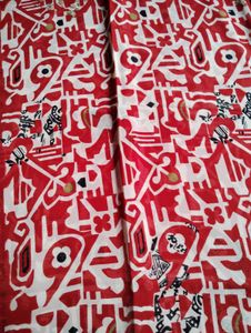 multi print Saree