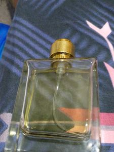 Luxurious Perfume Bottle with Gold Cap