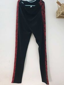 🐍snake print black leggings