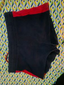 H&amp;M Divided Navy &amp; Red Athletic Shorts