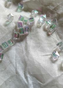 Half Kg Square Shape 8 Mm Beads
