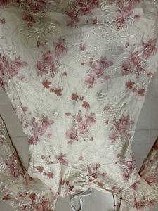 Floral Lace Puff Sleeve Dress