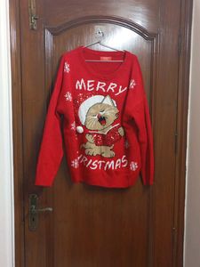 Cute Cat Merry Christmas Sweater