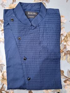 Designer Navy Blue Shirt