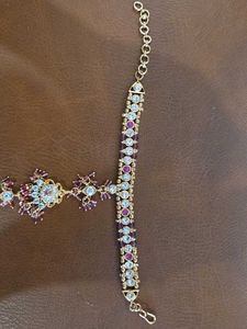 Elegant Bracelet &amp; Ring Set (haath phool)