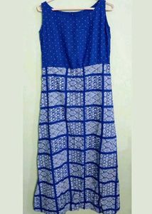 Never Used, Blue White  Shrug A-line Kurta