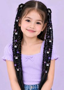 🇯🇵 Kuromi Hair extensions ponytail