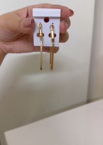 Geometric Gold Hoop Earrings