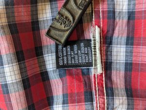 Umm Red Checkered Casual Shirt