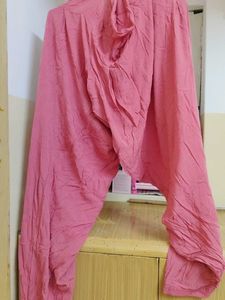Pink Cotton Salwar Kameez Set