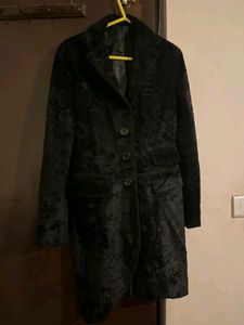 Black Velvet Finish Coat