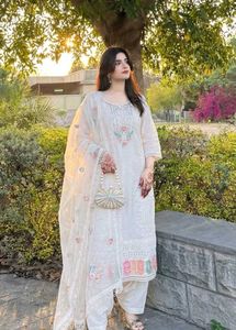White salwar suit