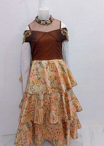 Beautiful Tiered Ethnic Gown