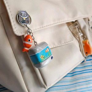 Adorable Fish Tank Keychain | Aquarium Bagcharm