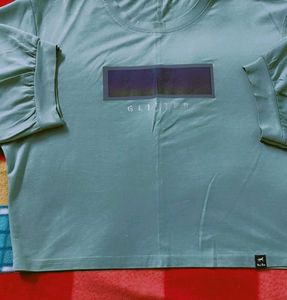 Trendy Teal Top with Ruffled Sleeves