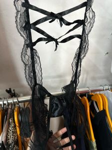 Black Lace Lingerie Set