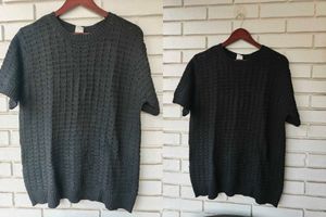 Chic Knitted Short Sleeve Top