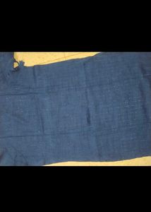 Blue Striped Kurta