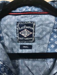Lee Cooper Blue Patterned Shirt