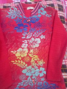 Floral Knit Cardigan