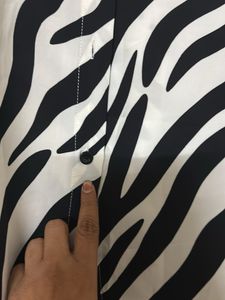 Stylish Zebra Print Maxi Dress