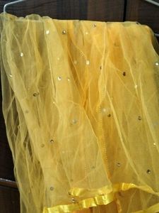 Yellow Dupatta free bracelet