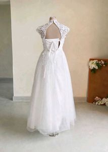 White Royal Princess Bridal Gown 🤍👑✨
