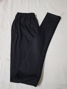 Black Woollen Legging