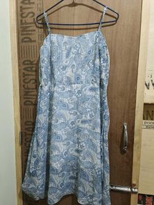 Paisley Print Midi Dress