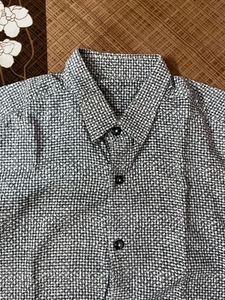 Relaxed Fit Grey Shirt For Men