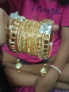 Beautiful  Diamond Set Of Bangles