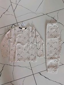 Cute Patterned Baby Pajama Set