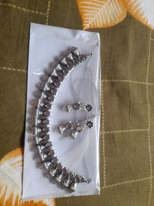 OXIDISED NAVRATRI JWELLERY SET💗