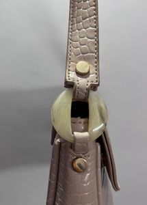 Chic Crocodile Embossed Shoulder Bag