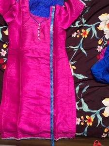 Vibrant Pink kurta set