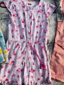 combo of girls 4 dresses