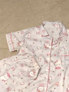 Cute Hello Kitty Shorts Set
