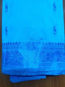 Beautiful Blue Silk Saree